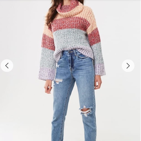 Forever 21 Sweaters - F21 NWT Colorblock Ribbed Sweater Sz M